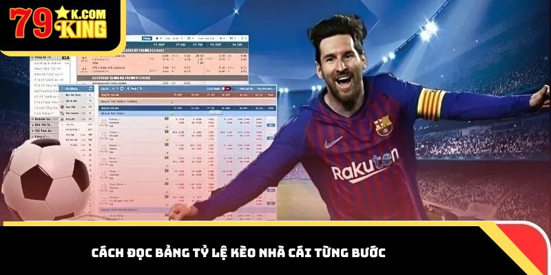 Cách đọc bảng tỷ lệ kèo nhà cái từng bước