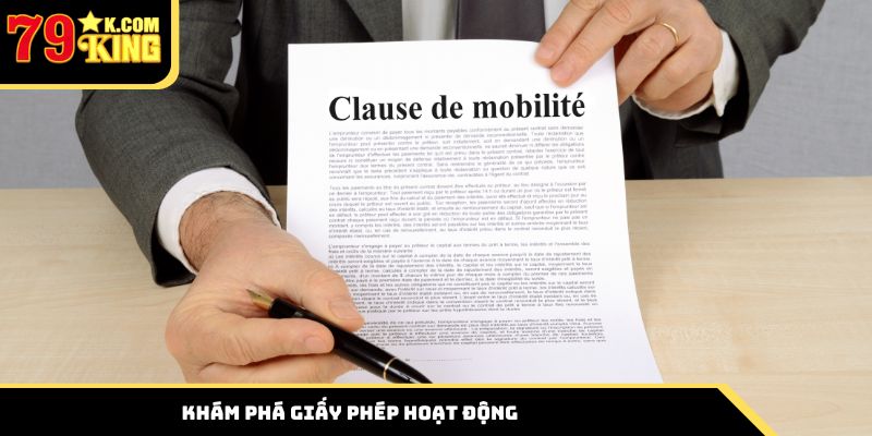 Khám phá giấy phép hoạt động